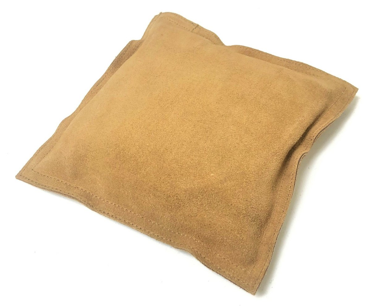 7" Leather Sandbag For Jewelry Making & Metal Stamping - Heavy Stitched Work Surface For Forming & Engraving