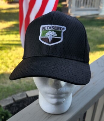 Vintage BetaSeed Full Mesh  Trucker Patch Hat Farming Summer Cap Michigan Great!