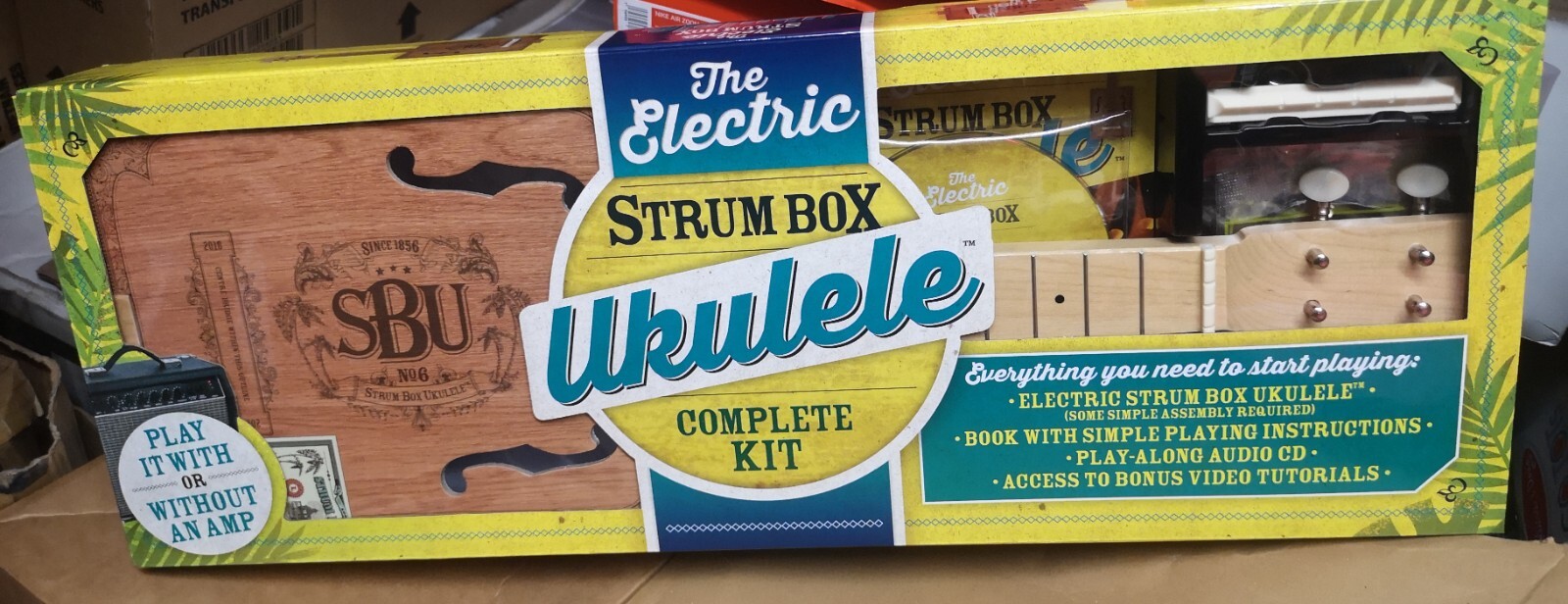 The Electric Strum Box Ukulele Building Kit: Instrument Pack by Hinkler ...