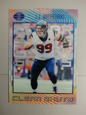 2019 Panini Illusions Clear Shots Blue Houston Texans J.J. Watt 128/299