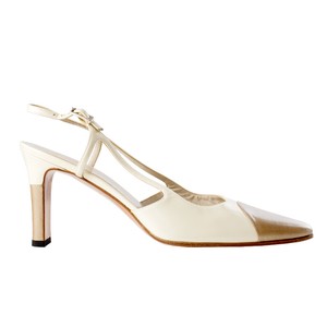 off white slingback shoes