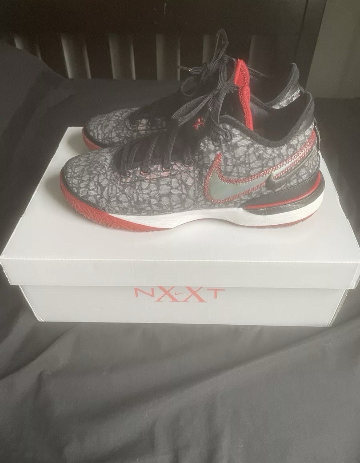 Nike Zoom Lebron NXXT Gen FaZe Clan Bred Shoe With Box