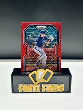 2021 Panini Prizm Christian Yelich Red Mojo Prizm #/149 Brewers