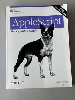 Vintage AppleScript The Definitive Guide Covers Mac OS X Panther