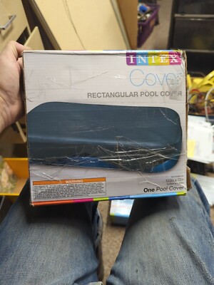 NEW INTEX - Rectangular Pool Cover - 120 x72  Gray New In Box SHIPS NOW  