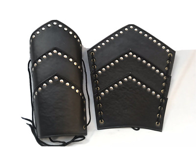 VamBracers antike Rüstung Rüstung Leder Beinschutz Mittelalter römische Vambraces Paar