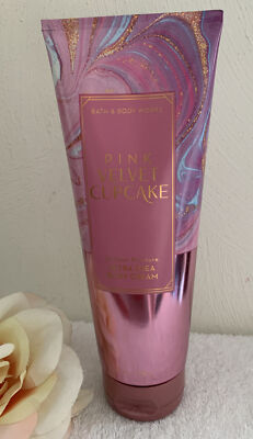 Bath & Body Works PINK VELVET CUPCAKE Ultimate Hydration Body Cream 8 oz