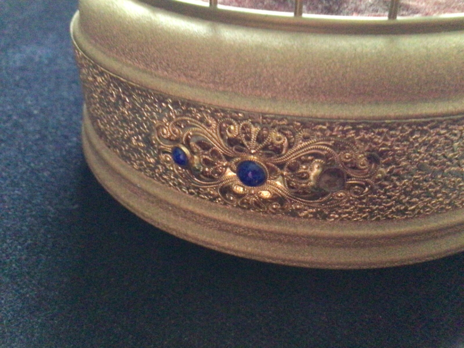 Antique Estate Vintage Singing Bird in Cage Music Box Made in Germany