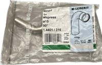 Geberit 80302 Mapress Edelstahl Bogen 90Gr D15