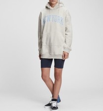 NWT Gap Girls New York Oversized Tunic Hooded Sweatshirt Size Large 10 