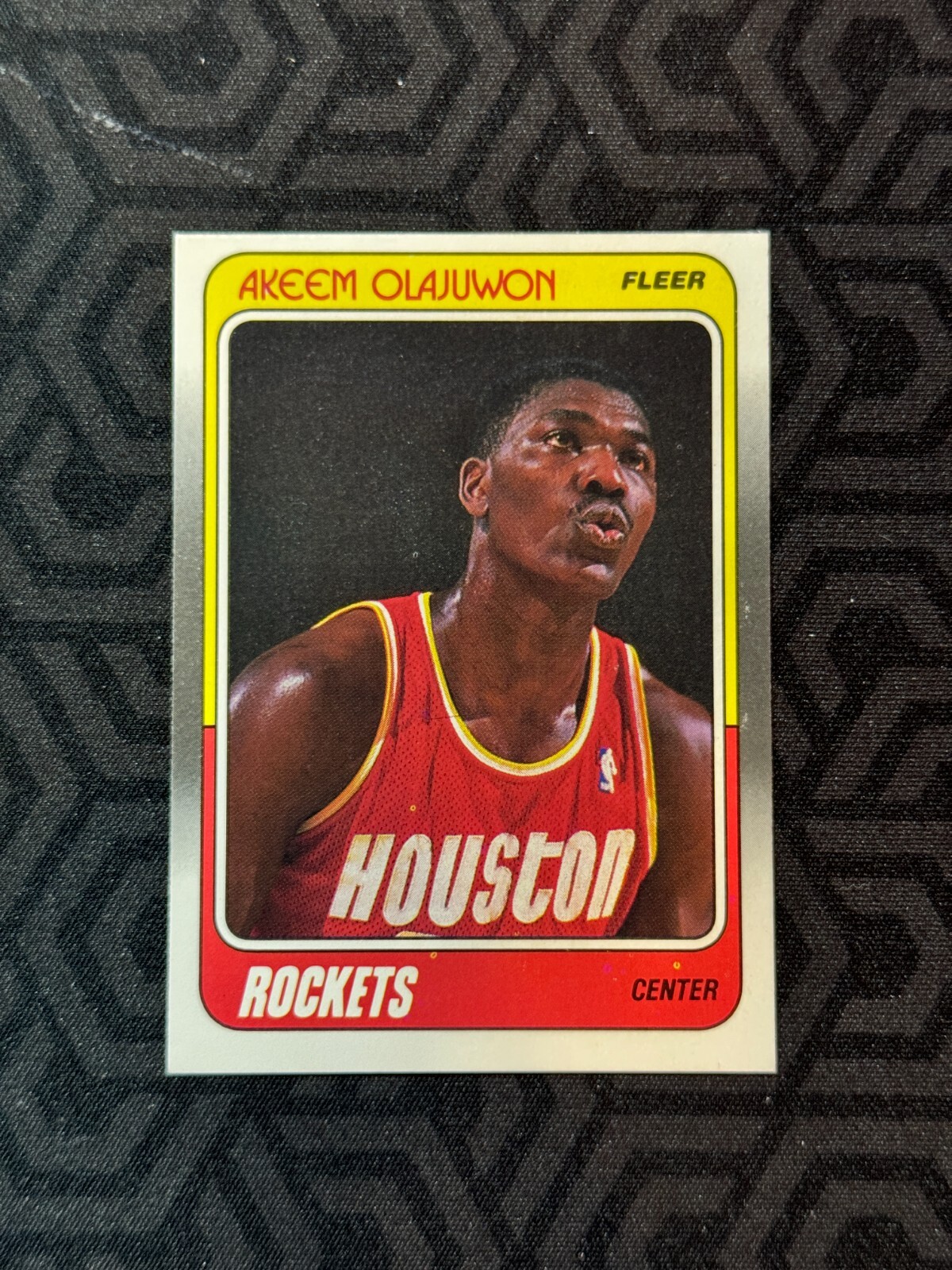1988-89 Fleer - #53 Hakeem Olajuwon (A)