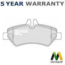 Motaquip Rear Brake Pads Set Fits Mercedes Sprinter 2006- VW Crafter 2006-2016