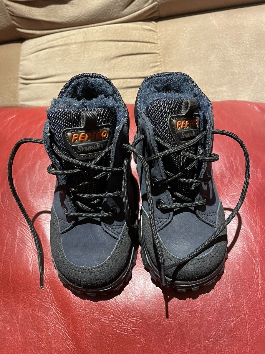 New Ricosta Pepino Navy Blue Boys Lined Boots Size 22 eBay