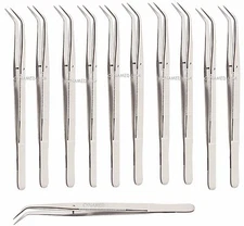 12 College Cotton Dressing Plier 6" Dental Instruments Premium Stainless Steel