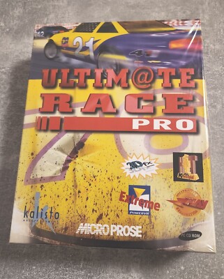 Ultimate @ Race Pro 3Dfx Pc Klassiker 1998 neu in Folie ungeöffnet