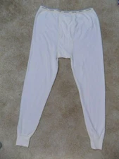 Fruit Of The Loom Long John Thermal Underwear Mens Sz XL Base Layer Winter Wear 