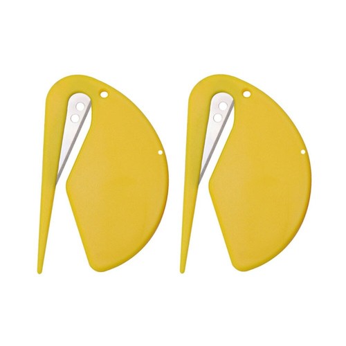2Pcs Mini Letter Opener 5 Colour for Deliveries Safety Mail Envelope Opener - Picture 8 of 17