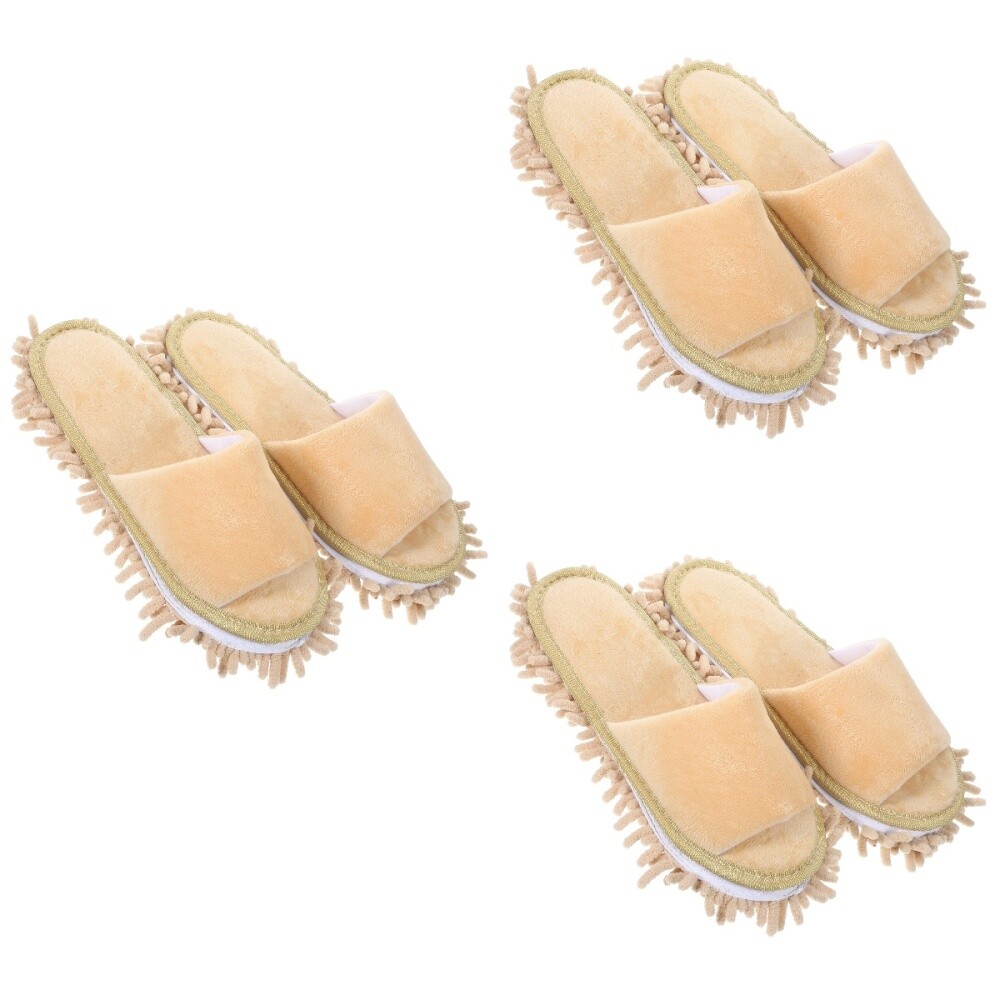 APL 3 paia di pantofole mop scarpe per pulizia pavimenti tergicristalli pantofole 