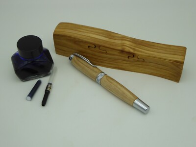 Füller aus Esche, Eschen Holz+ Design Kästchen, Unikat, Modell Harold, Edel !