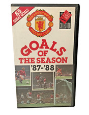 Manchester United Goals Of The Season 87-88 VHS Tape