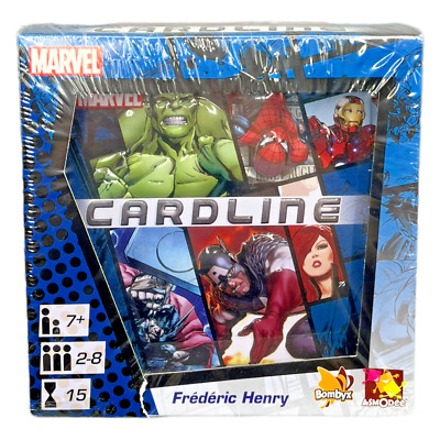 Asmodee Bombyx Marvel Cardline Game Frederic Henry 110 Superhelden & Schurken