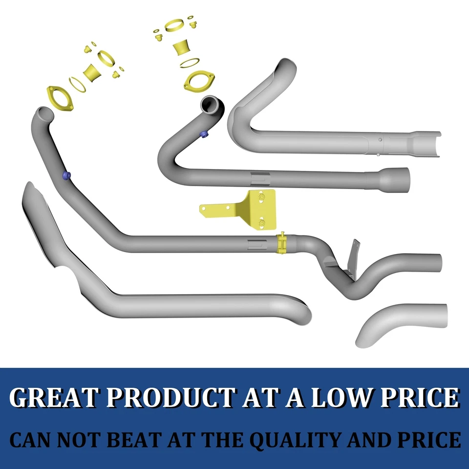 Cabezal independiente Sharkroad verdadero escape doble para Harley Touring 2017-Up Foto 4 de 4