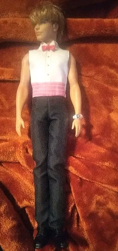 Mattel 2010 Toys R Us Barbie Ken Prince Tie Slacks, Watch & Shoes Play Doll