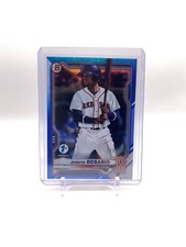 2021 Bowman 1st Edition Jeisson Rosario Blue Refractor Foil #/150 Red Sox BFE-37