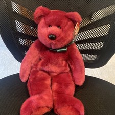 Ty cranberry plush bear