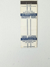 Bell, California. Louis Markets Matchbook Cover.