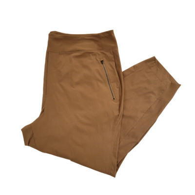 Athleta Trekkie North Jogger Pant Size 20 Big Sur Brown Zip Pockets 533655 NWOT
