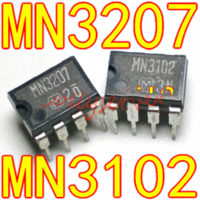 10PCS MN3102+10PCS MN3207 Chorus Flanger Delay Ic New-
