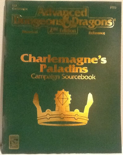 AD&D 2nd Ed Historical Reference Charlemagne's Paladins NEAR MINT TSR 9232