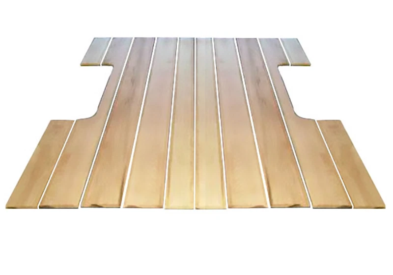 Tableros cortos para camioneta Chevrolet Fleetside C10 1960-1966 de madera con plataforma de roble Foto 3 de 3