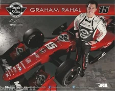 2016 GRAHAM RAHAL "STEAK 'N SHAKE RAHAL LETTERMAN" #15 VERIZON INDY CAR POSTCARD