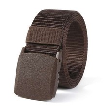 Men's Plastic Cam Buckle Nylon Canvas Tactical Waistband Webbing Military Belt