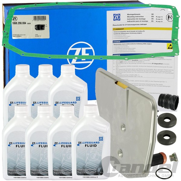ZF Teilesatz AUTOMATIKGETRIEBE+7L ATF ÖL Passend FüR BMW X5 E53 X3 E83 7Er E65-image
