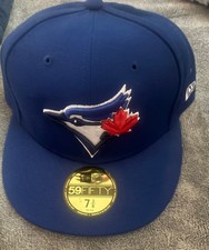 New Era 59Fifty Toronto Blue Jays Fitted Hat Size 7 3/8 MLB Cap Brand New