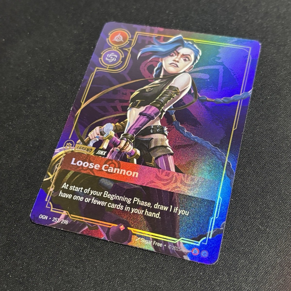 Jinx 251/298 Legend - Riftbound TCG League of Legends Near-Mint