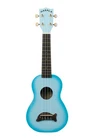 Makala Soprano Dolphin Series Ukulele, Light Blue Burst-DS