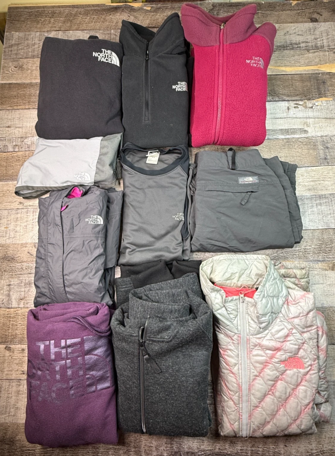 Wholesale Lot 10 North Face Fleece Jackets Hoodies Mens Womens Reseller Athletic - product detail image 1