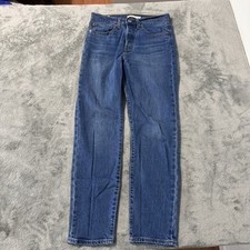 Levi's Jeans Womens Size 27 Blue Denim Wedgie Pants Big E Premium