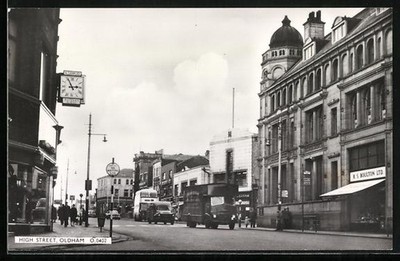 Ansichtskarte Oldham, High Street 