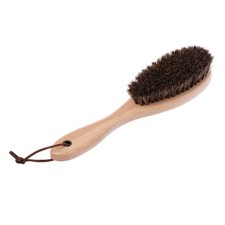 Genuine Horsehair Brush Boot Shoe Shine Cleaner Polish Overcoat Won t Damage
