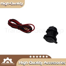 12V Receptacle Cigarette Lighter Socket Power Plug Outlet Car Marine Motorcycle