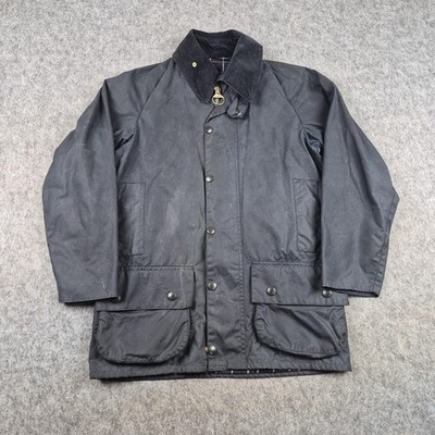 Barbour Jacke Herren 34 grün Beaufort gewachst Regenmantel Country Jagd A155