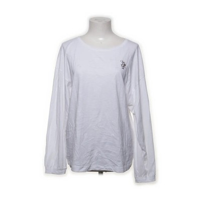 Edco, Langarmshirt, Größe: L, Weiß, Bio-Baumwolle, Print, Damen #1Gy