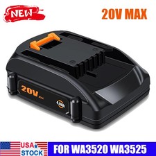 20V Max Lithium Power Tool 4.0AH Battery For WORX WA3520 WA3575 WA3525 WA3578 US