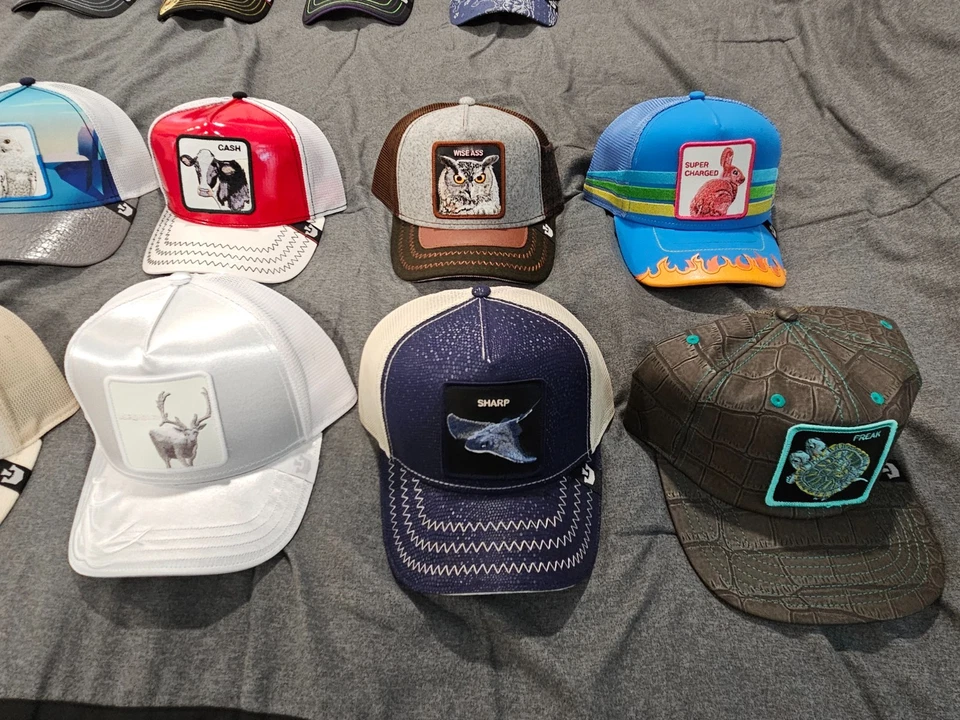 goorin bros trucker hats limited edition premium animal patches one size - Image 4 of 4