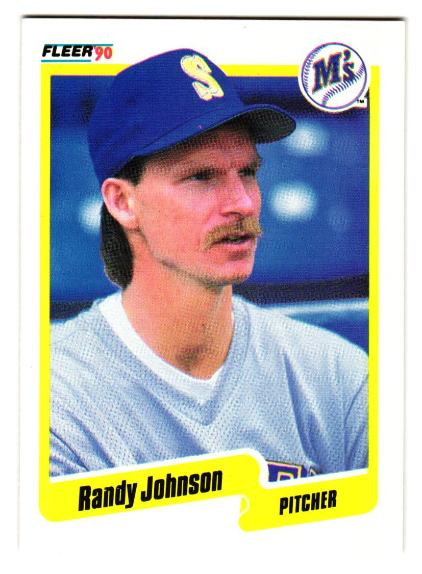 1990 Fleer - Randy Johnson #518 Seattle Mariners Arizona Diamondbacks HOF